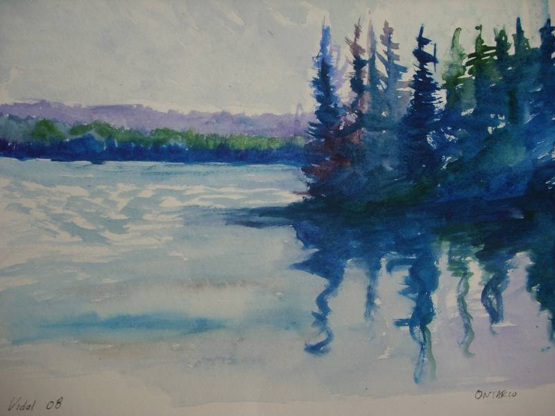 lago canadiense, Vidal Alcolea