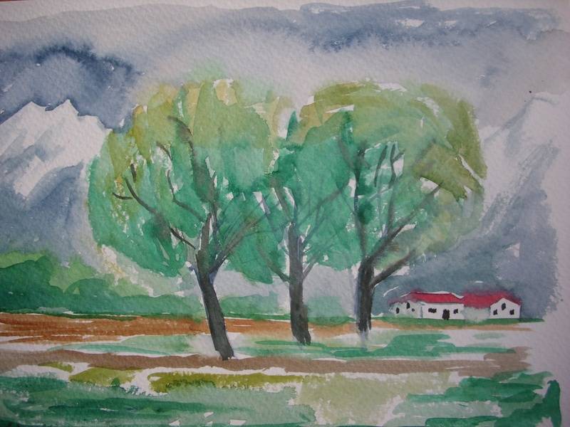 paisaje asturiano, Vidal Alcolea