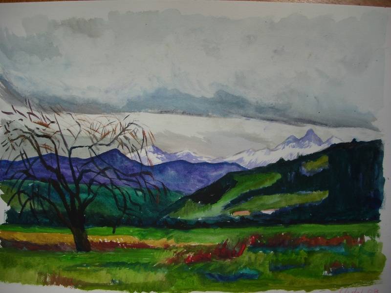 paisaje de Asturias, Vidal Alcolea