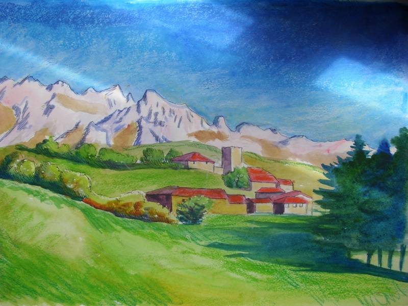 paisaje, Vidal Alcolea