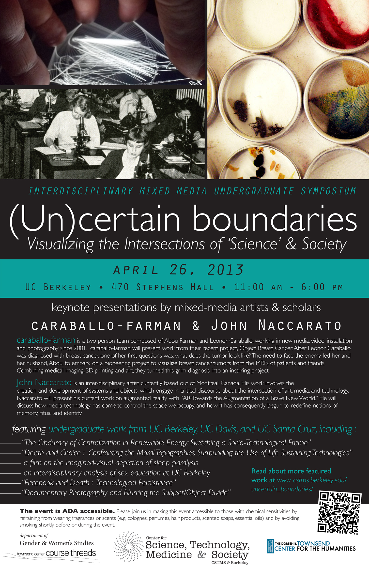 (Un)certain Boundaries: Visualizing the Intersections of Science & Society Symposium