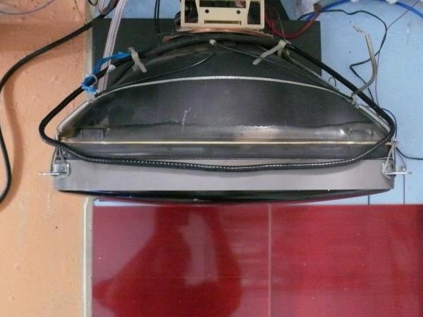 Image 11: VP2, Naccarato - Left Side Floor, Detail -Skinned TV Set, print plate, painted floor