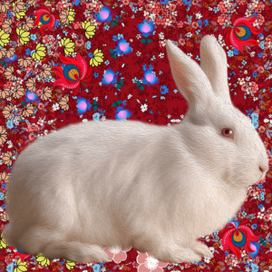 white.Rabbit, day 02 (lSD), NFT / Print series, naccarato, 2021