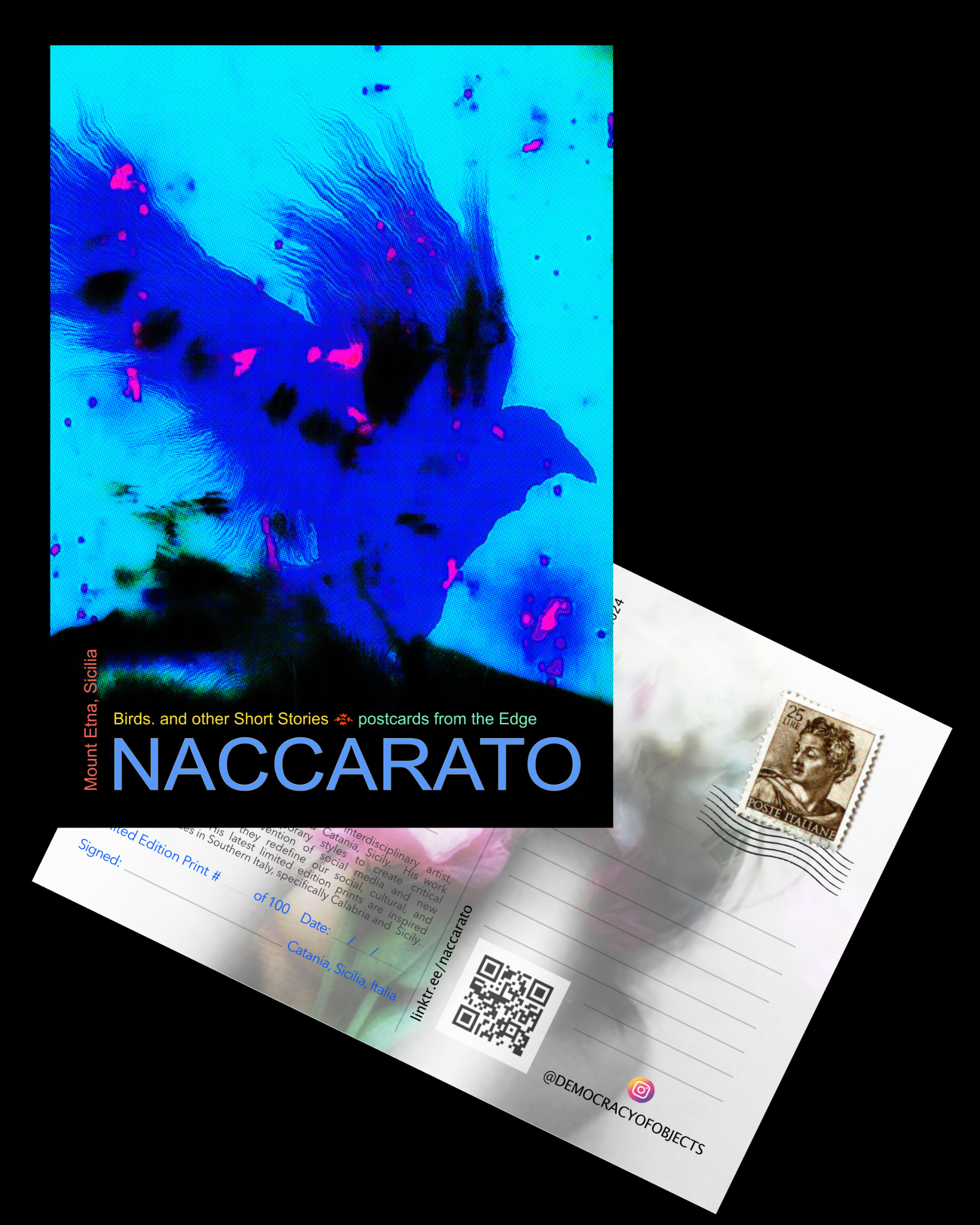 ❧ Birds. and other Short Stories, Postcards from the Edge, Limited Edition Print Series, Naccarato, 2024