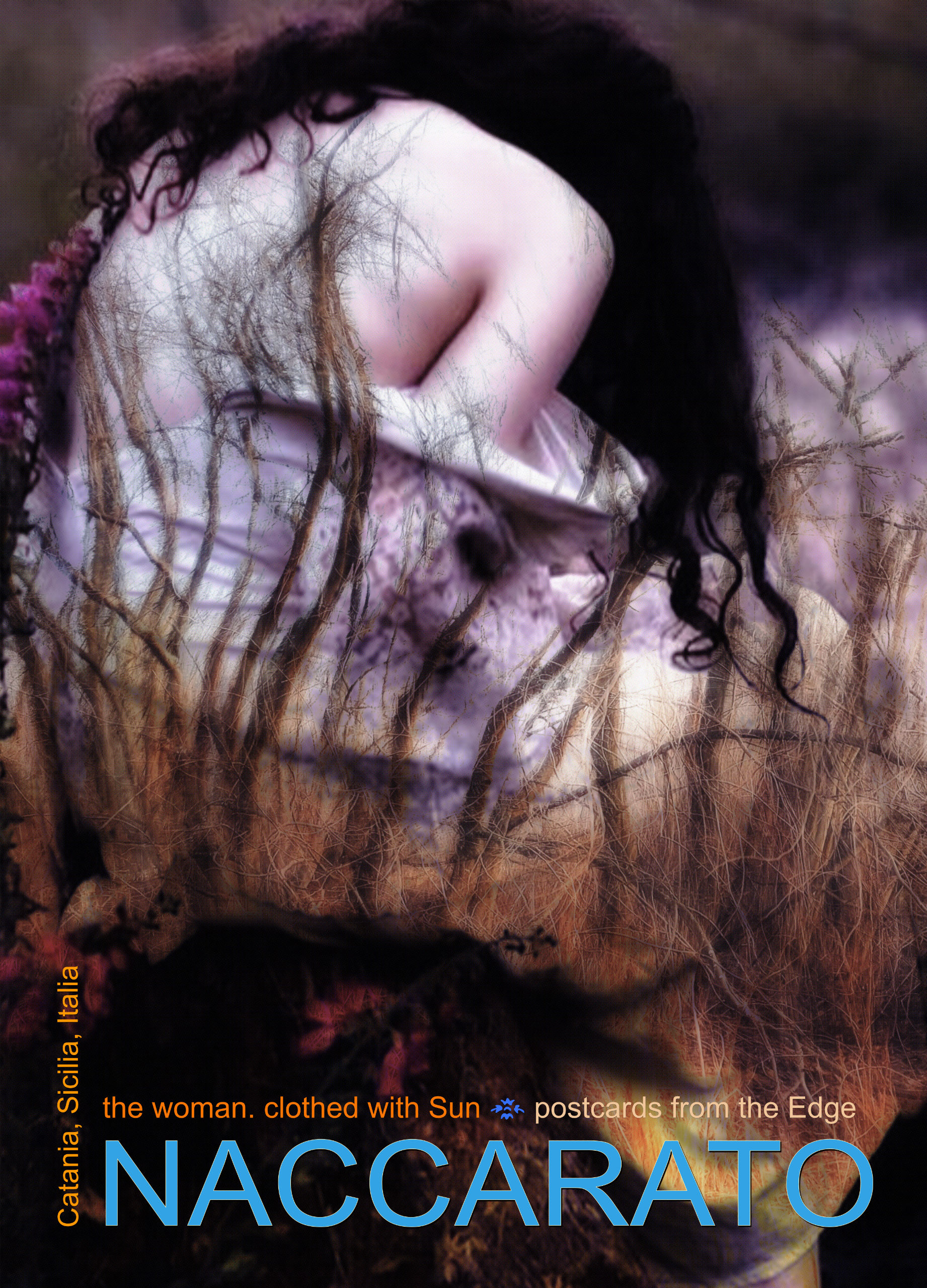 ❧ the woman. clothed with Sun, Postcards from the Edge, Limited Edition Print and Postcard Series, Naccarato, 2024